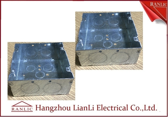 Chine Boîte de conduit en métal d'immersion chaude, 5&quot; galvanisé métallique * 5&quot; boîte de débouché en acier fournisseur