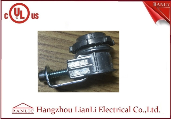 Chine Grey Galvanized Saddle Connector 3/8&quot; 1/2 » pour l'UL flexible métallique CUL de conduit a énuméré fournisseur