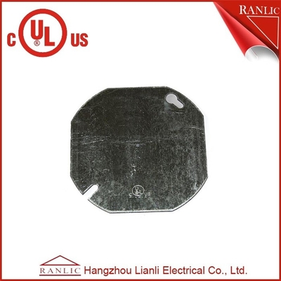 Chine Couvercle de boîte électrique Octangular de conduit en métal avec pouce moyen du trou 1/2 ou 3/4 pouce fournisseur