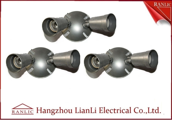 Chine Support de lampe de Pocelain de coffret d'extrémité de Gray Aluminum Die Casting Waterproof fournisseur