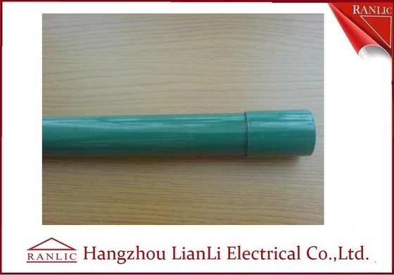 Chine Accouplement du tuyau C/W de conduit de PVC d'acier et chapeau électriques enduits de plastique 3,05 mètres fournisseur
