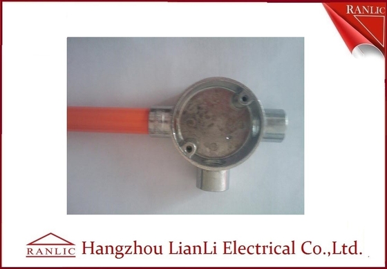 Chine Le PVC a enduit le tuyau en acier de conduit de GI de BS31 BS4568 dans le vert/orange fournisseur