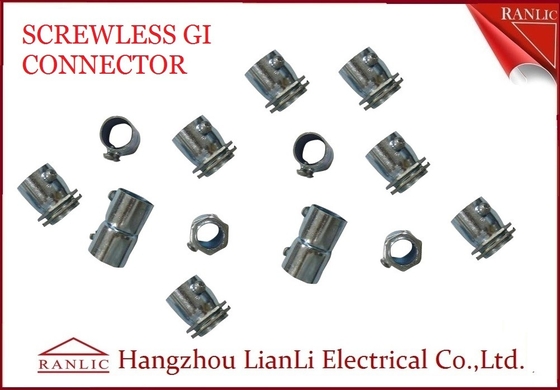 Chine l'électro 25mm en acier de connecteur de Screwless de conduit de GI de 20mm a galvanisé BS4568 fournisseur