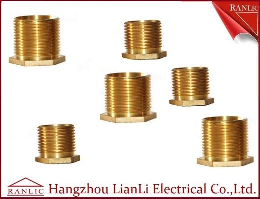 Chine Fil principal de câblage électrique en laiton de GI de long hexagone d'accessoires de Bush de mâle en laiton fournisseur