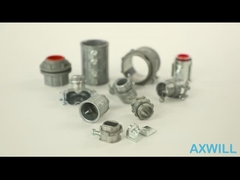 Conduit flexible en métal étanche aux liquides de 0,013 pouce répertorié par UL, gris noir, 100 pieds par rouleau