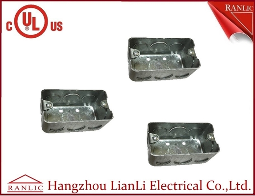 Chine Les boîtes de conduit en métal d'approbations d'UL ont galvanisé la boîte pratique 2 pouces * 4 pouces fournisseur