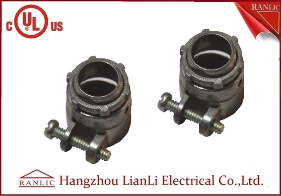 Chine Le zinc électrique de conduit de connecteur droit flexible de compression des approbations d'UL de moulage mécanique sous pression fournisseur