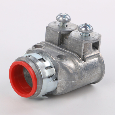 La Chine Clampe de câble à courant alternatif flexible en 3/8 &quot;connecteur double duplex snap-in zinc coulée sous pression 1/2&quot; gorge pour boîte de sortie fournisseur