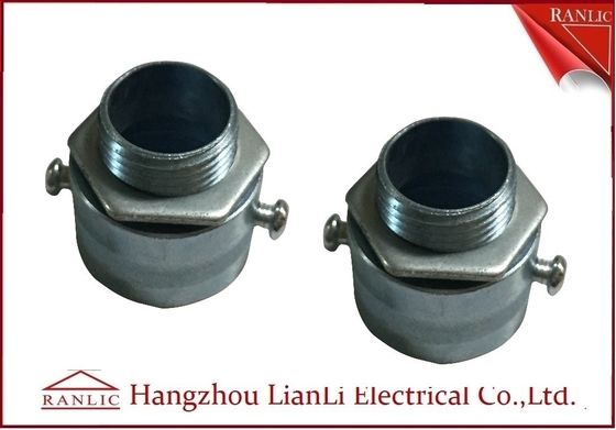 Chine Zinguez l'adaptateur flexible de conduit galvanisé par électro pour le tuyau de conduit de GI, fil masculin fournisseur