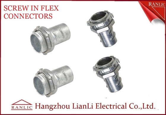 Chine 3/4 pouce connecteur flexible de vis de boîte de débouché de garnitures de conduit de 1 pouce avec le contre-écrou fournisseur