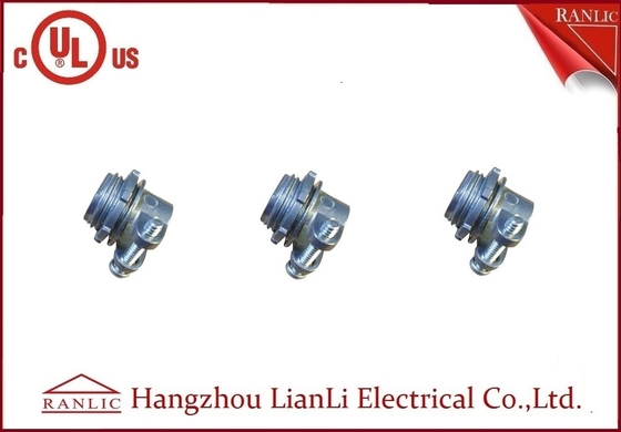 Chine Garnitures flexibles de conduit de bride en alliage de zinc connecteur de compression de zinc de 3/8 pouce fournisseur