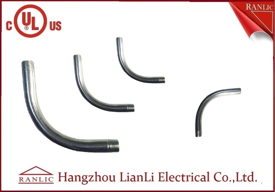 Chine L'UL a énuméré l'extrémité filetée par mamelon en acier rigide de 4 pouces de garnitures de conduit fournisseur