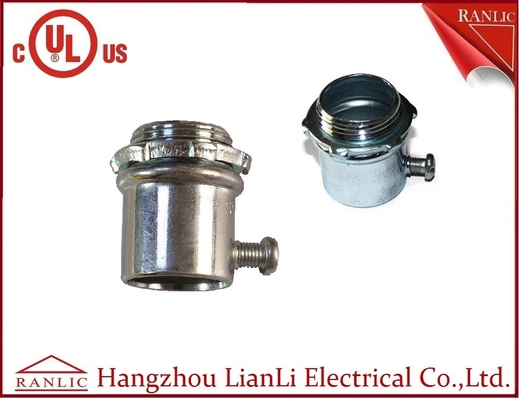 Chine L'UL a énuméré pouce de 1/2 au métal de 4 pouces EMT Conduit Connectors avec le PVC a isolé Throad fournisseur