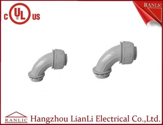 Chine Couleur ene ivoire 3/8&quot; de connecteur flexible étanche en nylon de 90 degrés à 2&quot; fournisseur