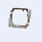 La boîte de jonction de conduit de commutateur de mur de 2 bandes plâtrent l'anneau 1/2 » 1&quot; couleur d'argent de taille fournisseur